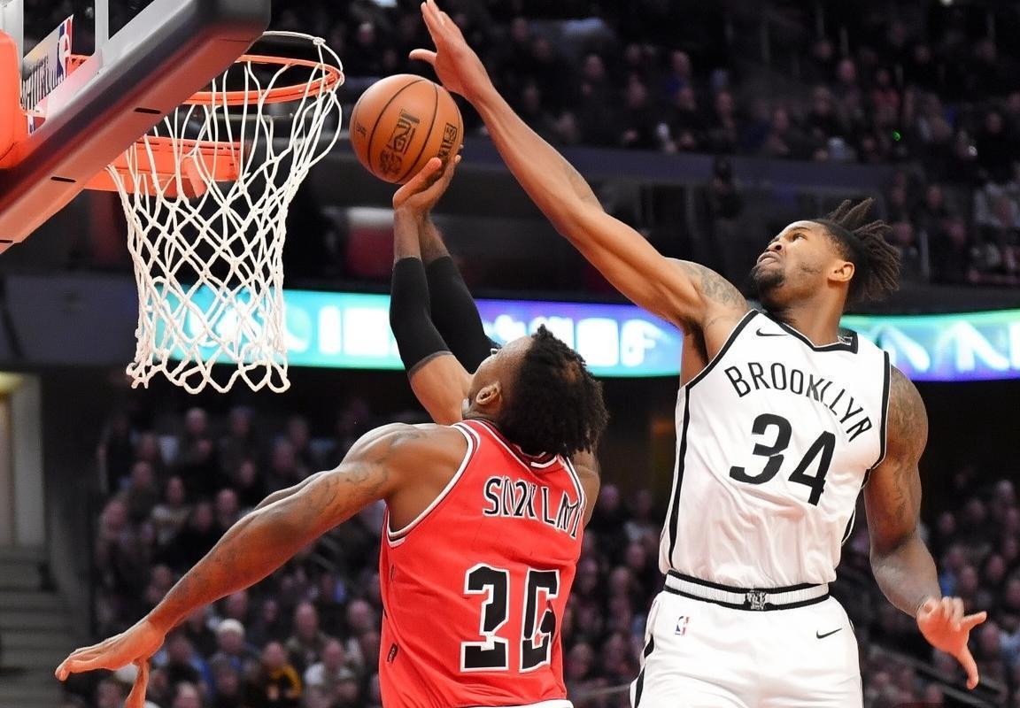 2018NBA常规赛：篮网对公牛巅峰对决回顾及精彩瞬间(图2)